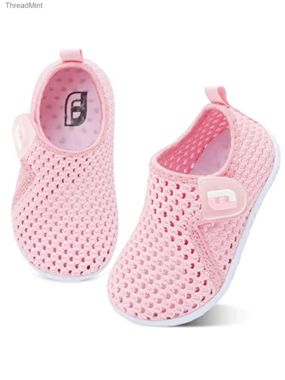 Breathable Hook & Loop Water Shoes Toddler Kids Barefoot Sneakers for Pool